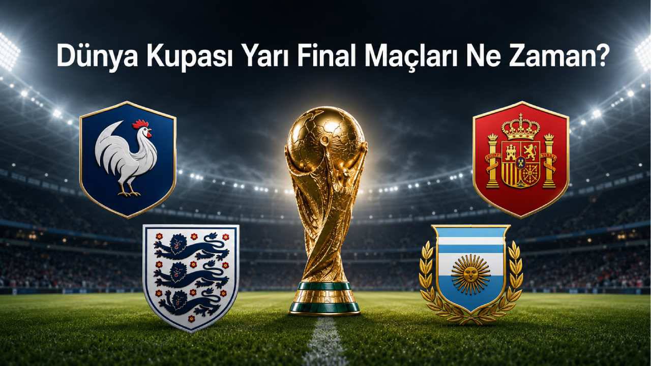 2026 Dünya Kupası Yarı Finalleri Saatleri ve Tarihleri Belli Oldu!