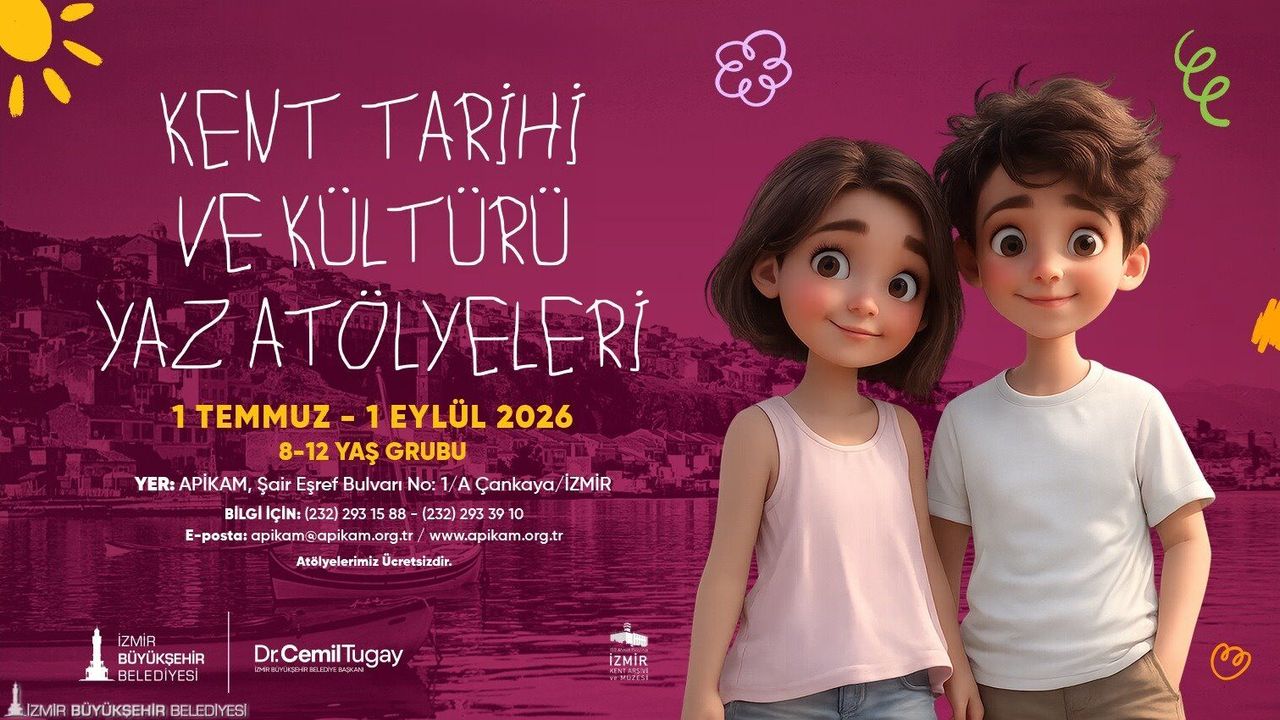 İzmir'de Çocuklar İçin Ücretsiz Yaz Atölyesi Başlıyor!
