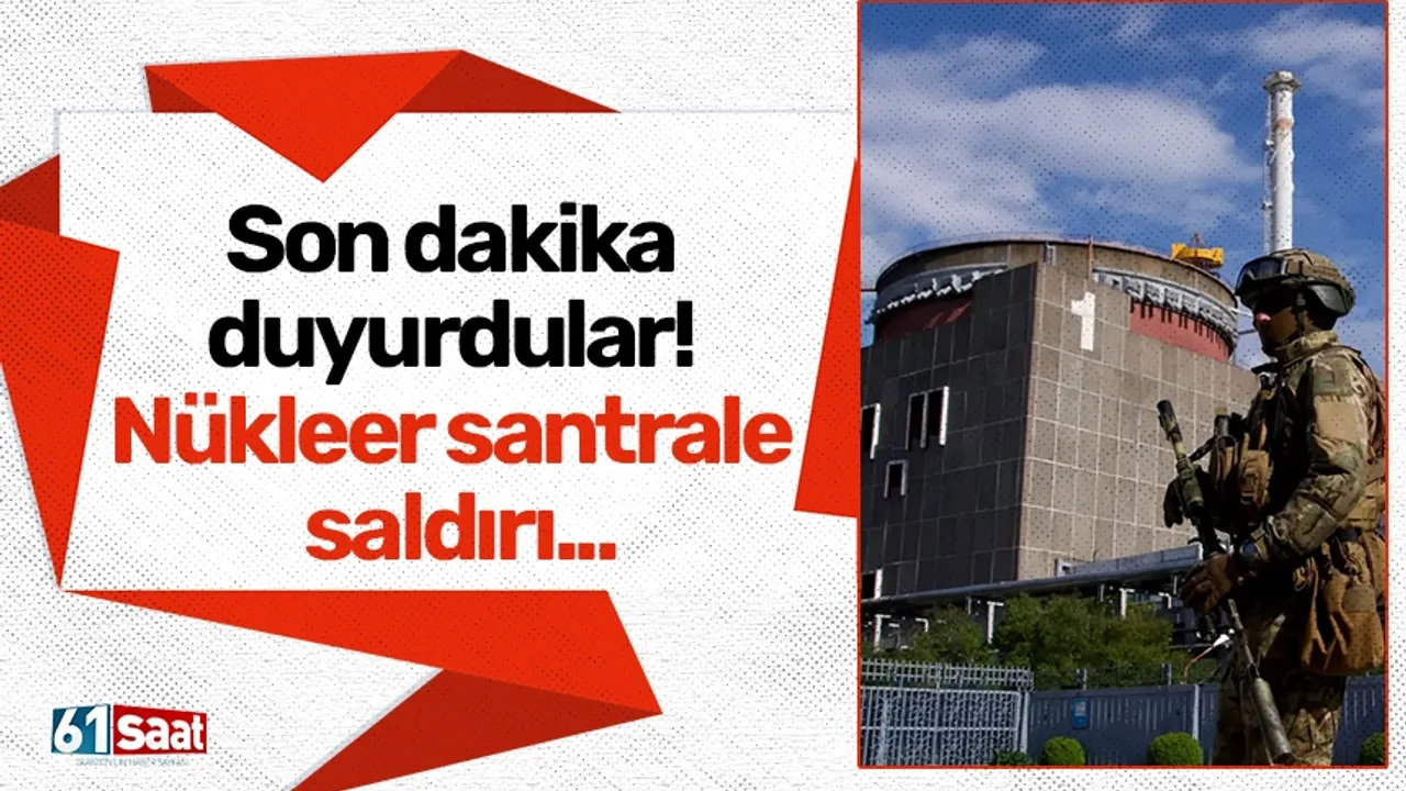 Zaporijya Nükleer Santrali Ulaşım Binasına Saldırı Şoku!